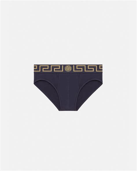 versace men's border briefs.